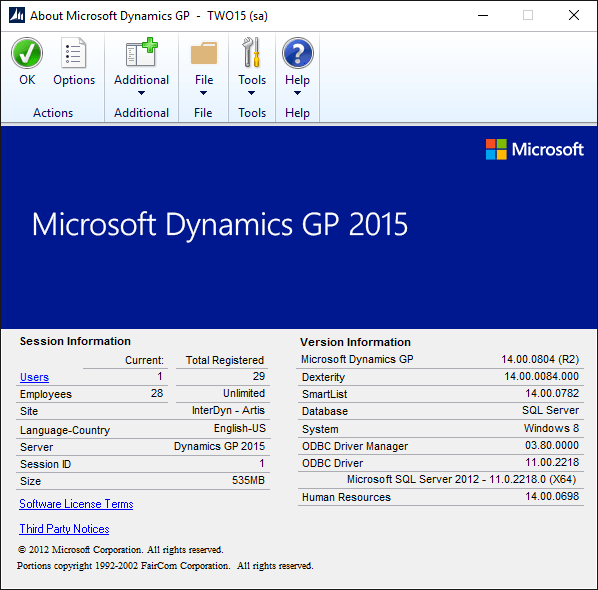 How to Find Your Microsoft Dynamics GP Version Number